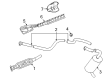Chrysler PT Cruiser Exhaust Pipe Diagram - 5085658AB