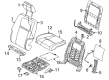 2010 Dodge Journey Seat Cushion Diagram - 68065781AA