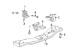 Jeep Liberty Engine Mount Diagram - 52128651AA
