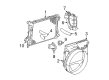 2004 Dodge Ram 1500 Radiator Support Diagram - 5290374AC