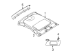 Chrysler 300 Sun Visor Diagram - 1AH06BD1AA