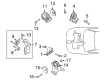 2002 Chrysler Sebring Transmission Mount Diagram - MR369990