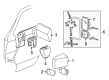 Dodge B3500 Car Mirror Diagram - 55076878AA
