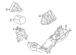 Dodge Intrepid Transmission Mount Diagram - 4663970AB