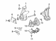 2023 Ram 1500 Transmission Mount Diagram - 68264801AB
