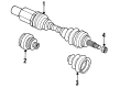 Chrysler LHS CV Boot Diagram - 4728262