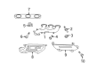 2011 Dodge Nitro Exhaust Heat Shield Diagram - 53013877AA
