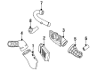 Chrysler LeBaron Fuel Filter Diagram - 4636686