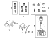 Jeep TPMS Sensor Diagram - 68078861AC
