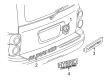 2009 Dodge Durango Emblem Diagram - 68041068AB