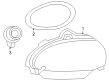 Chrysler PT Cruiser Headlight Diagram - 5116043AF
