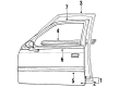 Dodge Shadow Door Seal Diagram - 5257263