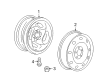 2008 Chrysler Aspen Spare Wheel Diagram - 52013710AA