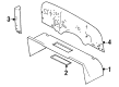 1990 Jeep Wrangler Weather Strip Diagram - 55008119