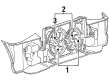 Dodge Viper Cooling Fan Assembly Diagram - 4682529