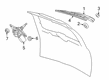 Dodge Windshield Wiper Diagram - 5113411AC