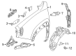 Jeep Fender Diagram - 68306752AA
