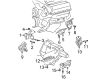 Chrysler Aspen Engine Mount Bracket Diagram - 52021629AA