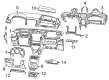 2011 Dodge Caliber Steering Column Cover Diagram - 1JW76XDVAD
