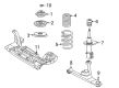 Chrysler PT Cruiser Coil Springs Diagram - 4656529AE