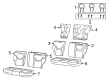 Jeep Renegade Seat Cover Diagram - 6SK76U00AA