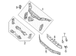 Chrysler Radiator Support Diagram - 5097909AA