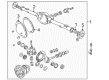 Dodge Durango ABS Sensor Diagram - 5014787AB