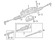 Jeep Rack and Pinion Boot Diagram - 68184560AA