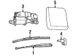 Jeep Wiper Pivot Diagram - 55154891