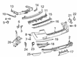 Jeep Bumper Diagram - 68111468AB