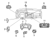 Dodge Durango Blower Control Switches Diagram - 55361430AF