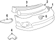1998 Dodge Viper Bumper Diagram - 5014539AA