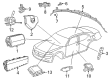 Jeep Air Bag Sensor Diagram - 68284055AA