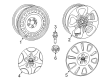 Ram ProMaster City Wheel Cover Diagram - 68263172AA