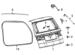 Jeep Wagoneer Door Seal Diagram - 68343373AA