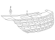 2010 Dodge Avenger Grille Diagram - YW351XXAB