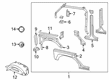 Jeep Wheelhouse Diagram - 55157126AK