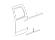 Ram Door Moldings Diagram - 55077729AA