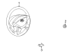 2001 Dodge Stratus Steering Wheel Diagram - MR791868