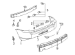 2007 Jeep Compass Bumper Diagram - 68051221AB