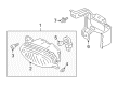 Dodge Fog Light Diagram - 4805391AC