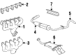 Dodge Viper Exhaust Pipe Diagram - 4854303AA