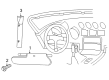 Dodge Viper Sun Visor Diagram - UZ111X7AD