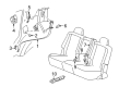 Dodge Durango Seat Belt Diagram - 1BF021D1AC