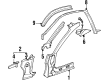 1998 Dodge Neon Weather Strip Diagram - 4658964AB