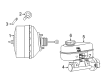 Dodge Brake Master Cylinder Reservoir Diagram - 68193549AA
