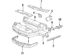 1989 Dodge Daytona License Plate Diagram - 4388125