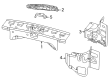 2024 Jeep Grand Cherokee Exhaust Hanger Diagram - 68433470AB