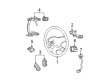 Jeep Steering Wheel Diagram - 1DG831DVAG