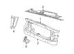 Chrysler Aspen Radiator Support Diagram - 55362294AC